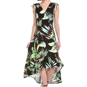 RACHEL Rachel Roy Lime Tropical Maxi Sundress